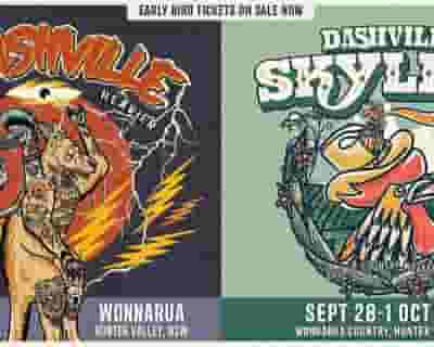 Thrashville and Dashville Skyline tickets blurred poster image