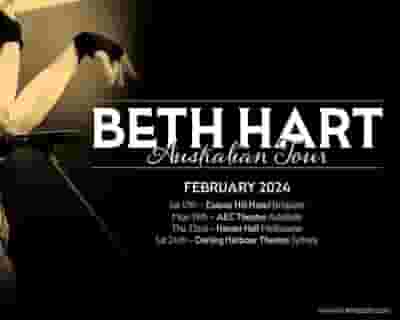 Beth Hart tickets blurred poster image