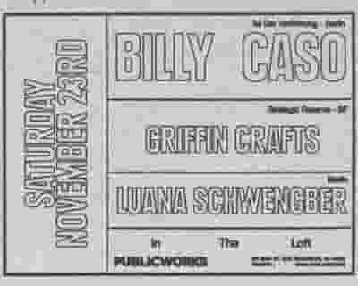 Billy Caso tickets blurred poster image