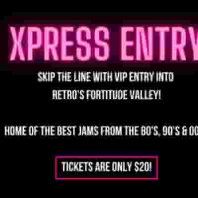 Xpress Entry @ Retro's Fortitude Valley blurred poster image