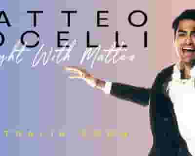 Matteo Bocelli tickets blurred poster image