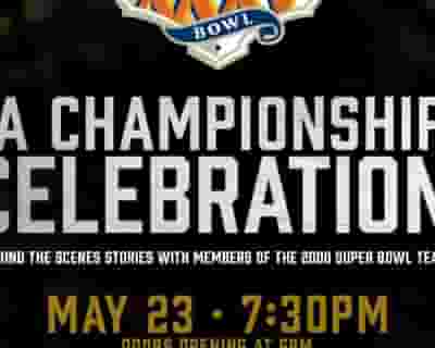A Championship Celebration tickets blurred poster image