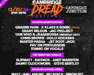 Jacfest Cambridge Dread Festival tickets blurred poster image