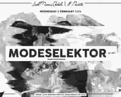 Modeselektor tickets blurred poster image