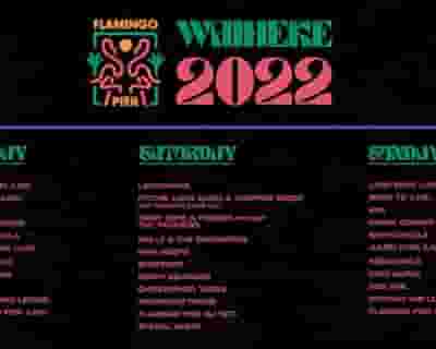 Flamingo Pier Waiheke 2023 tickets blurred poster image