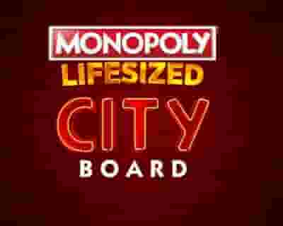 Monopoly Lifesized - City Board tickets blurred poster image