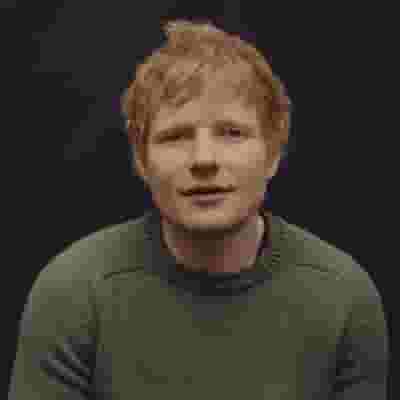 Ed Sheeran blurred poster image