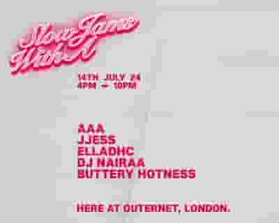 SLOWJAMSwithA | London tickets blurred poster image
