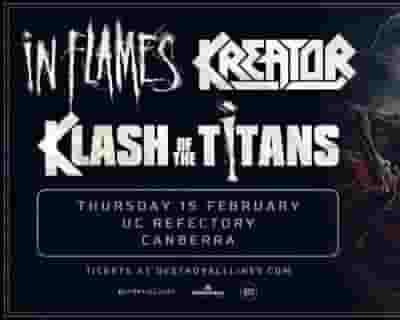 Kreator and In Flames - Klash Of The Titans tickets blurred poster image