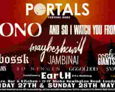 Portals Festival 2023 tickets blurred poster image