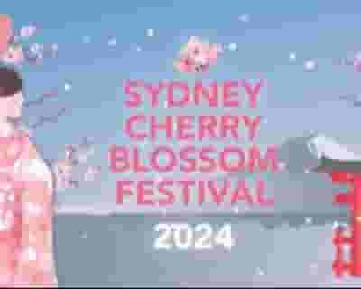 Sydney Cherry Blossom Festival 2024 tickets blurred poster image