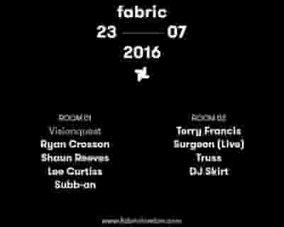 Visionquest, Subb-an & Surgeon Live tickets blurred poster image