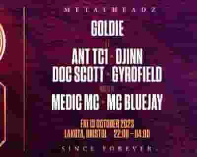 30 Years of Metalheadz tickets blurred poster image