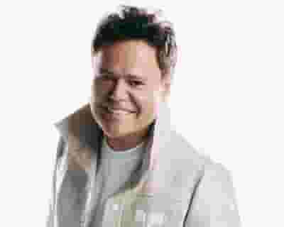 Donny Osmond tickets blurred poster image