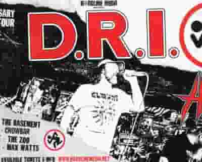 D.R.I. - 40th Anniversary Tour tickets blurred poster image