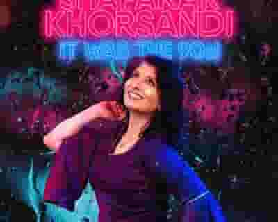 Shaparak Khorsandi tickets blurred poster image