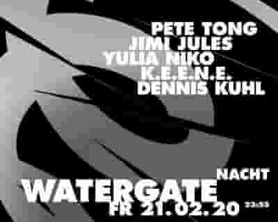 Watergate Nacht with Pete Tong, Jimi Jules, Yulia Niko, K.E.E.N.E., Dennis Kuhl tickets blurred poster image