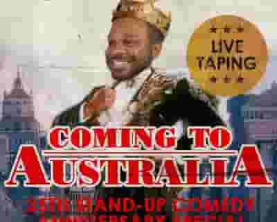 Ash Fils-Aime - Coming to Australia tickets blurred poster image