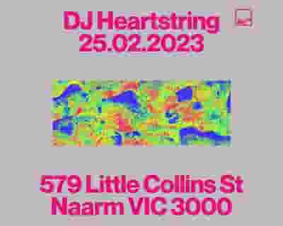 DJ Heartstring tickets blurred poster image