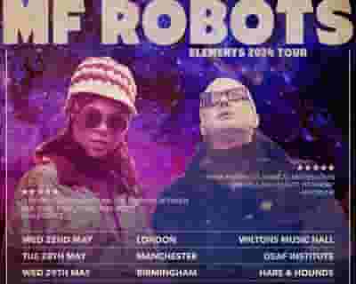 MF Robots tickets blurred poster image