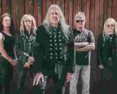 Saxon X Uriah Heep tickets blurred poster image