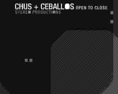 Chus & Ceballos tickets blurred poster image