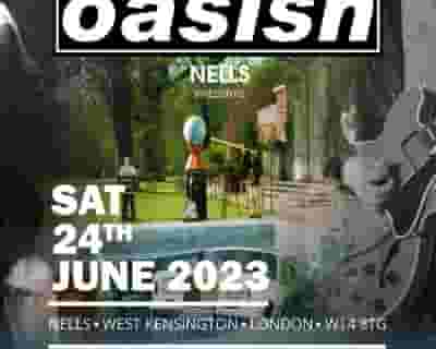 Oasish tickets blurred poster image