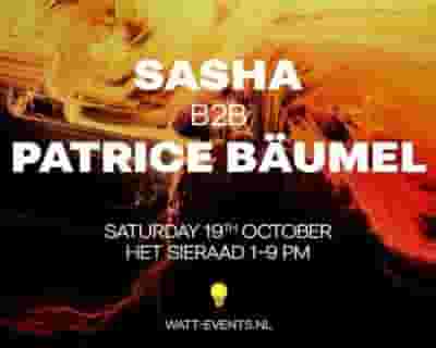 Sasha b2b Patrice Bäumel tickets blurred poster image