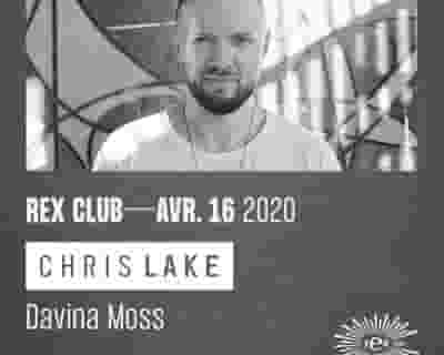 Rex Club Présente Chris Lake & Davina Moss tickets blurred poster image