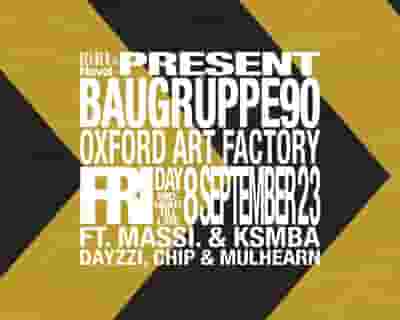 BAUGRUPPE90 tickets blurred poster image
