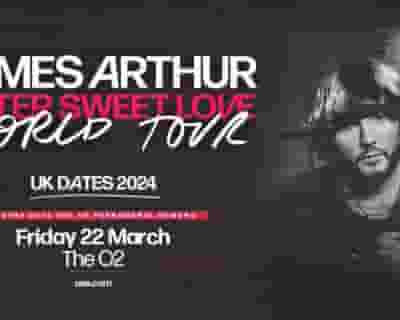 James Arthur tickets blurred poster image
