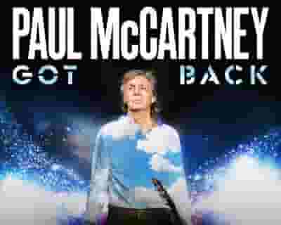 Paul McCartney tickets blurred poster image