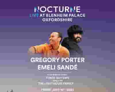 Nocturne Live - Gregory Porter & Emeli Sandé tickets blurred poster image