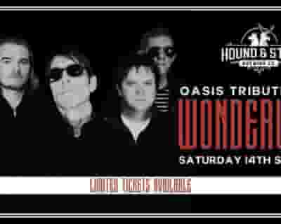 Wonderwall Oasis tickets blurred poster image