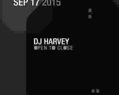 DJ Harvey tickets blurred poster image