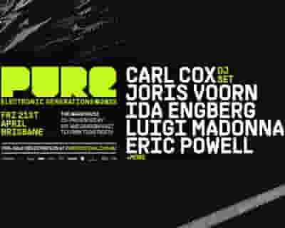 PURE - Electronic Generations 2023 tickets blurred poster image