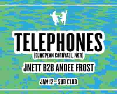 Telephones tickets blurred poster image