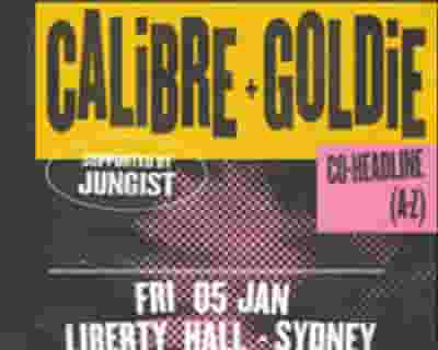 Goldie + Calibre tickets blurred poster image