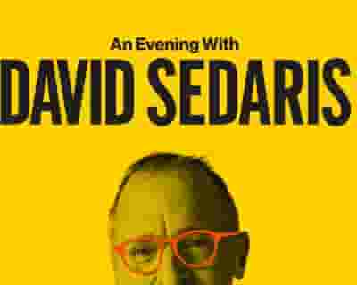 David Sedaris tickets blurred poster image