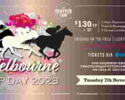 Melbourne Cup Day Luncheon 2023 tickets blurred poster image