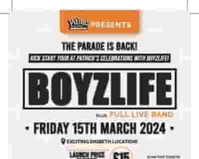 Boyzlife tickets blurred poster image