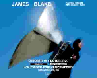 James Blake tickets blurred poster image