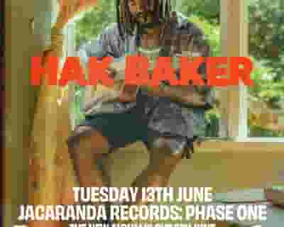 Hak Baker tickets blurred poster image