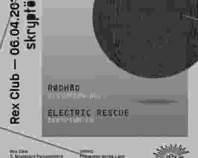 Skryptom Night Speciale 30ans: Rødhåd, Electric Rescue tickets blurred poster image