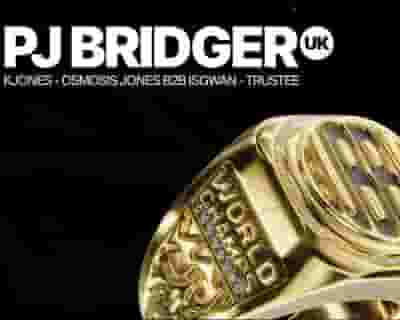 PJ Bridger tickets blurred poster image