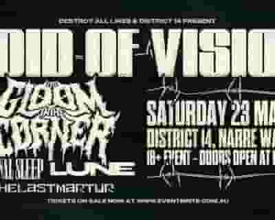 Void Of Vision | The Gloom In The Corner tickets blurred poster image