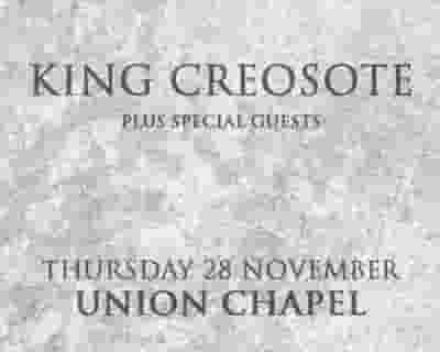 KING CREOSOTE tickets blurred poster image