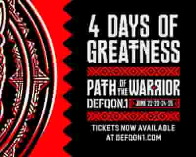 Defqon.1 tickets blurred poster image