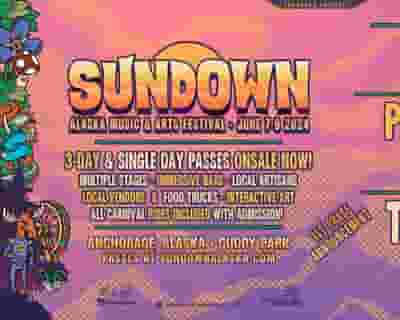 Sundown Alaska Music and Arts Festival 2024 tickets blurred poster image