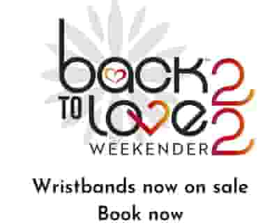 Back to Love Weekender tickets blurred poster image
